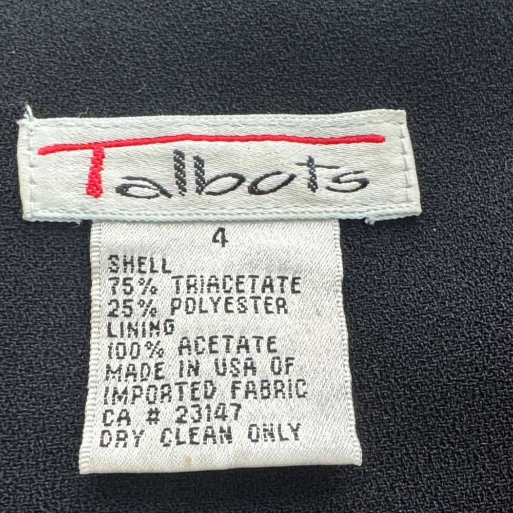 Talbots Black Blazer - Picture 2 of 4